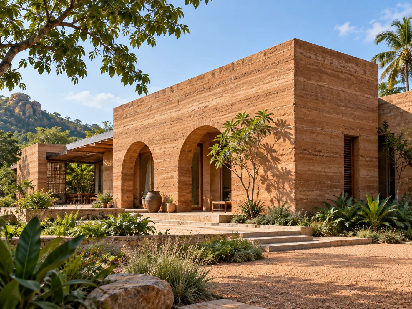 Rammed Earth Construction