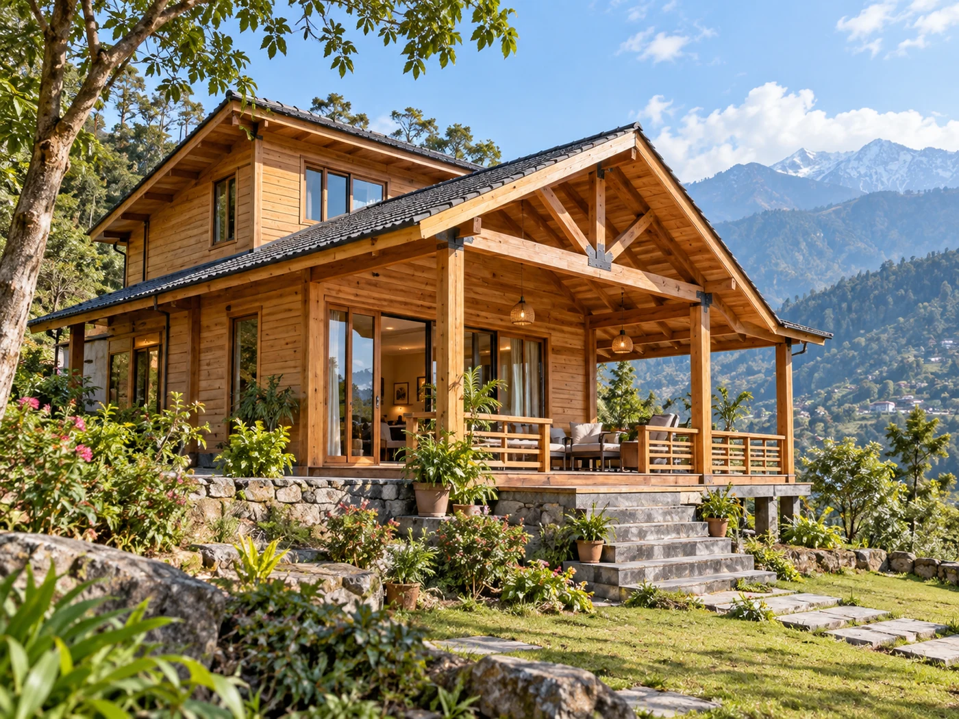 Wooden House Construction